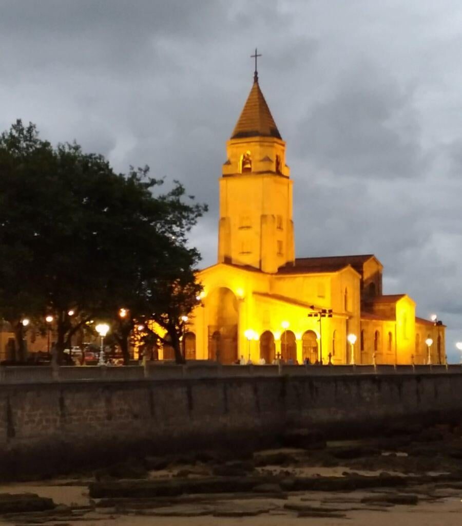 St. Lawrence church, Gijón, Spain.