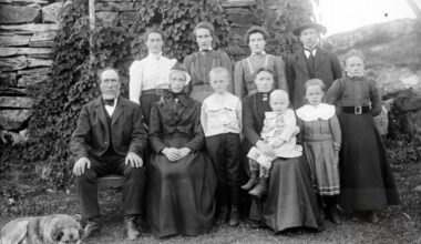 Three generations of one family Norway, 1915
