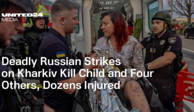 Deadly Russian Strikes on Kharkiv Kill Child and Four Others, Dozens Injured