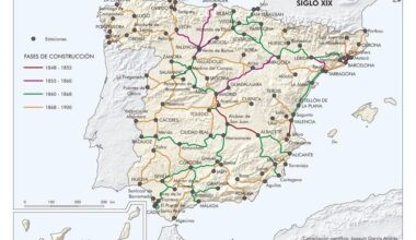 Red ferroviaria de España en el siglo XIX (2021)