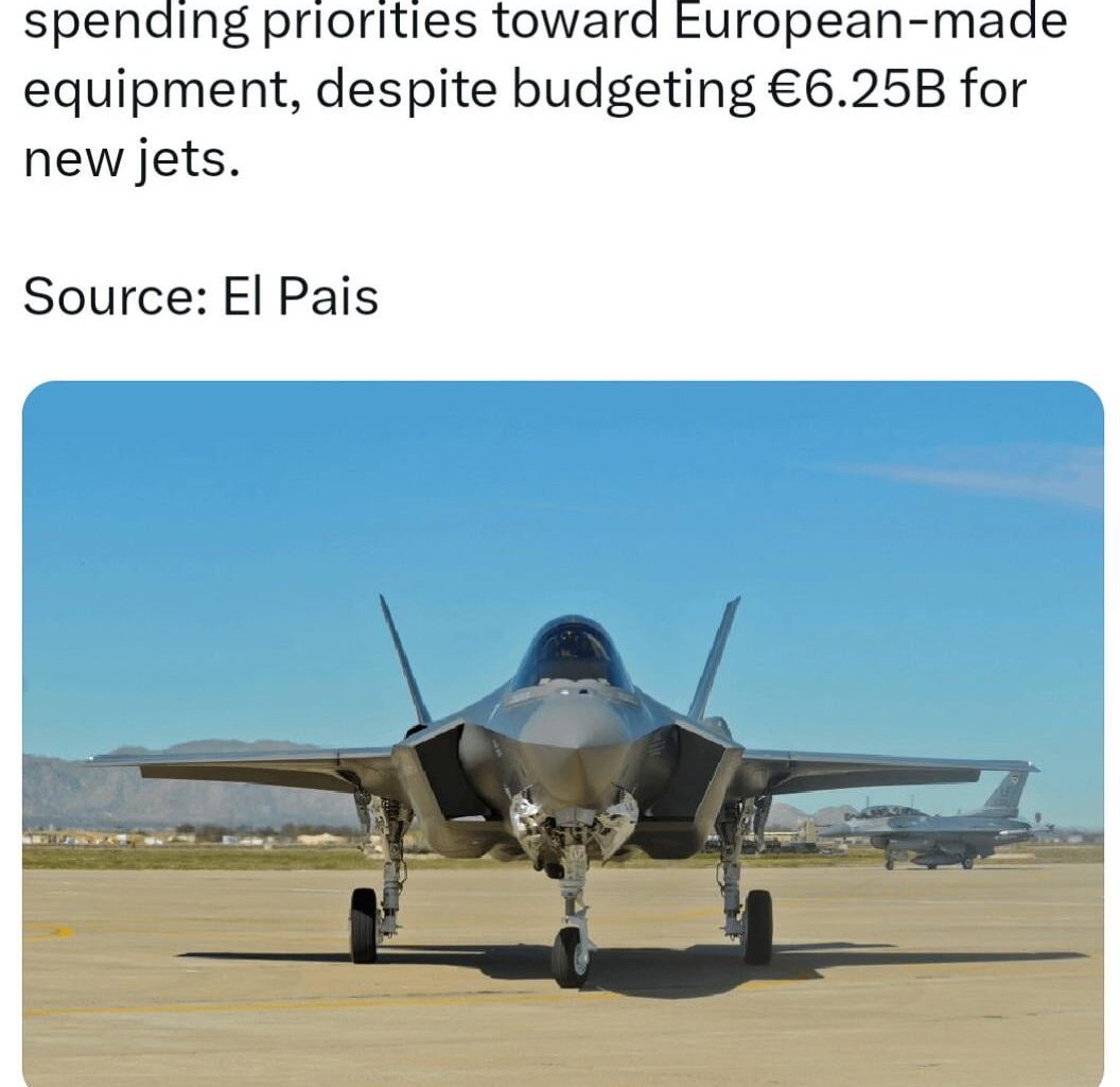 A EU country drops F35 order.