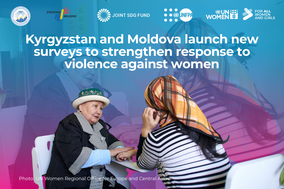 From data to action: Kyrgyzstan and Moldova launch new surveys to strengthen response to violence against women
