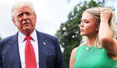 ‘It’s Those Lips’: Trump, 79, Goes Gaga for Karoline Leavitt, 27