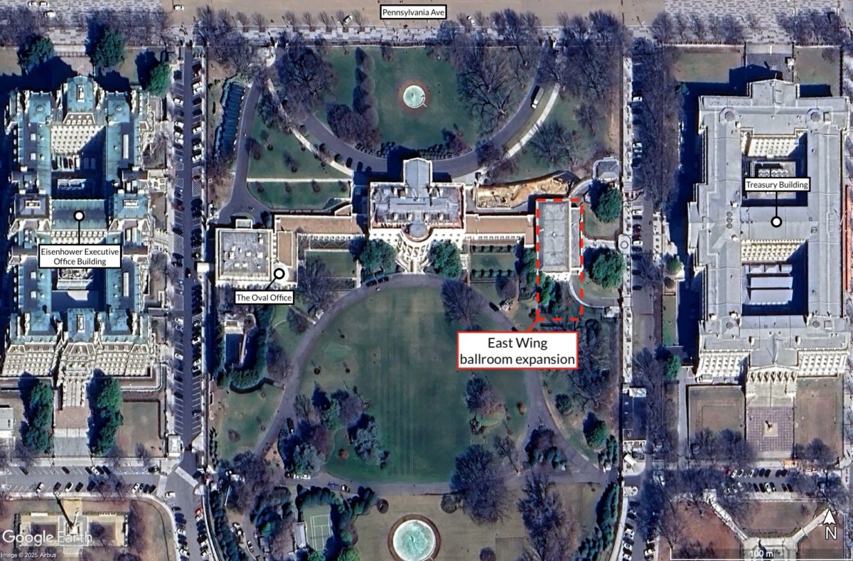 White House Announces East Wing Ballroom Project