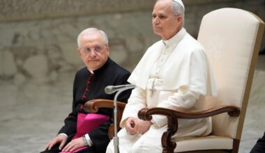 Pope calls for peace in Middle East and Ukraine as he returns to Vatican