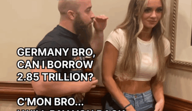 Where did the money go you got from Germany last time?
