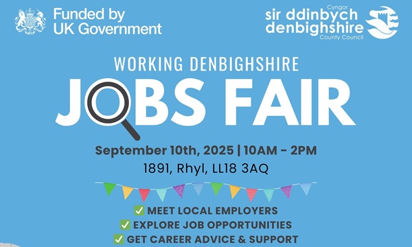 Working Denbighshire's Jobs Fair Returns in September