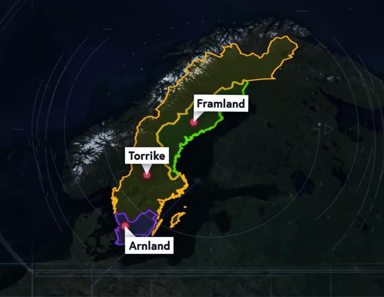 Idag lärde jag mig att Amerikas armén övar på en fejk-värld med fejk-lore och att Sverige består av Farmland, Torrike, och Arnland