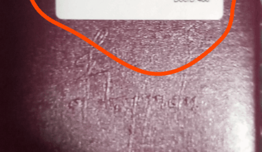 Barcode-Sticker am Reisepass lassen, oder kann er weg?