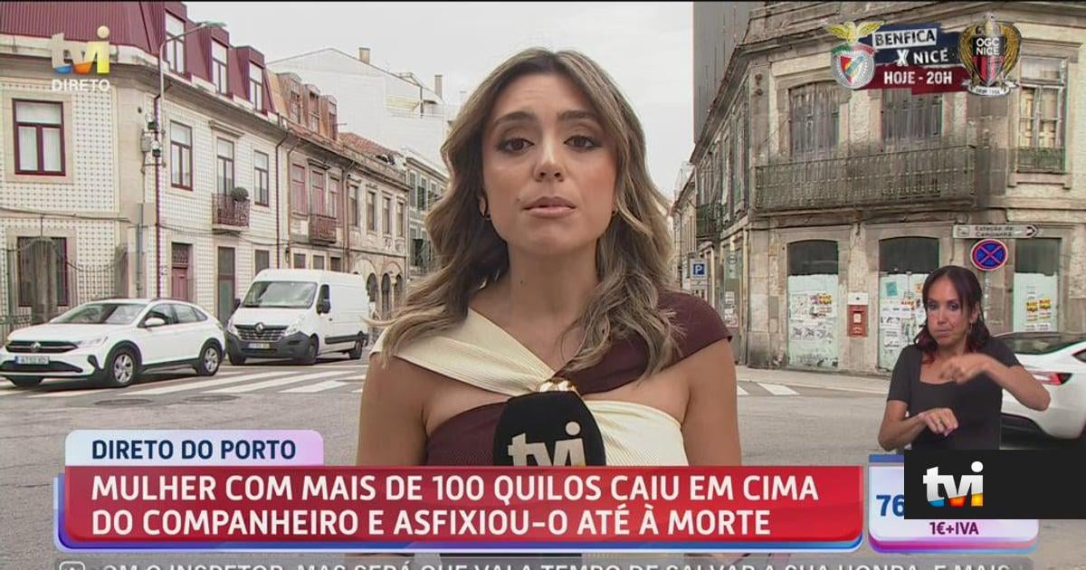 Mulher com obesidade cai em cima do marido e asfixia-o acabando por o matar acidentalmente