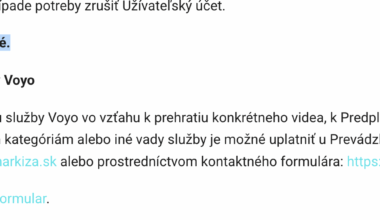 Voyo nejde pozerat cez VPN. Vraj je to proti podmienkam pouzivania.