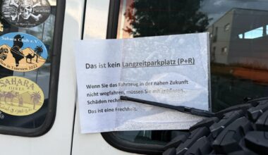 Found this message attached to m my truck. Parked at public space with no visible limitations, did I do something wrong?