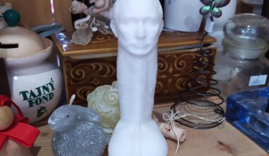 Mezitím v charitativní prodejně