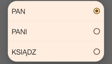 Od kiedy ksiądz jest zaimkiem?
