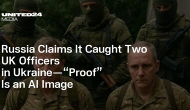 Russia Claims It Caught Two UK Officers in Ukraine—“Proof” Is an AI Image