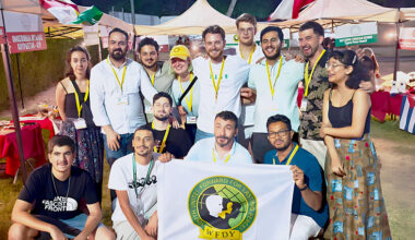 Communist youth report to international conference in Cyprus