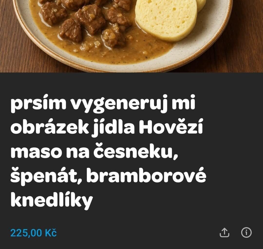 Vaše AI objednávka se zpracovává