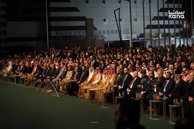 Syrian president inaugurates first Damascus International Fair since Assad