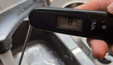 Water temperature / drinking water.