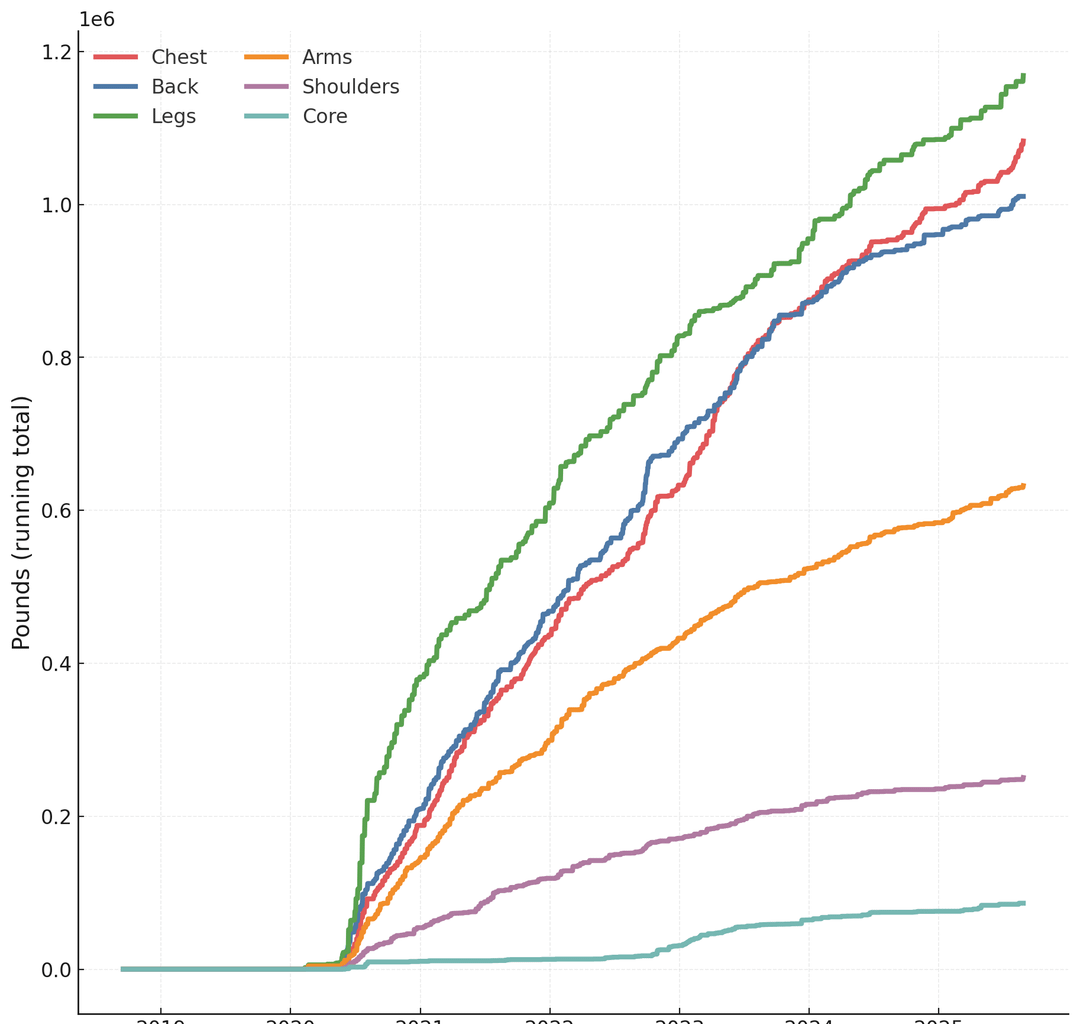 700 Workouts Visualized