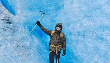 Blue ice glacier Hike, awesome experience