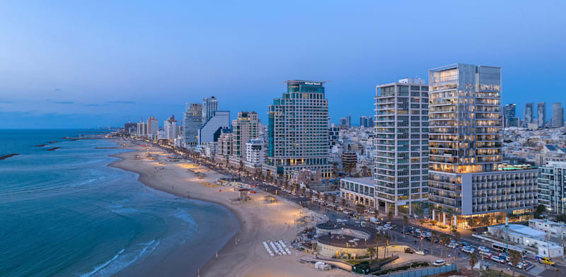 Tel Aviv seafront Hebrbert Samuel SIX-8 project credit: The Craft