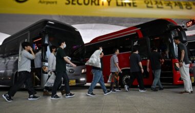 More than 300 South Korean workers return home after US immigration raid | Business and Economy News