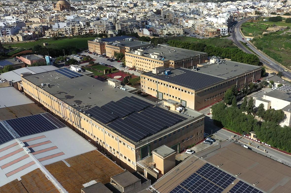 The Mosta industrial area. Photo: INDIS Malta