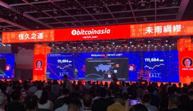 Bitcoin Asia 2025 took place over two days at the Hong Kong Convention and Exhibition Centre in Wan Chai (Photo: Tatler Hong Kong)