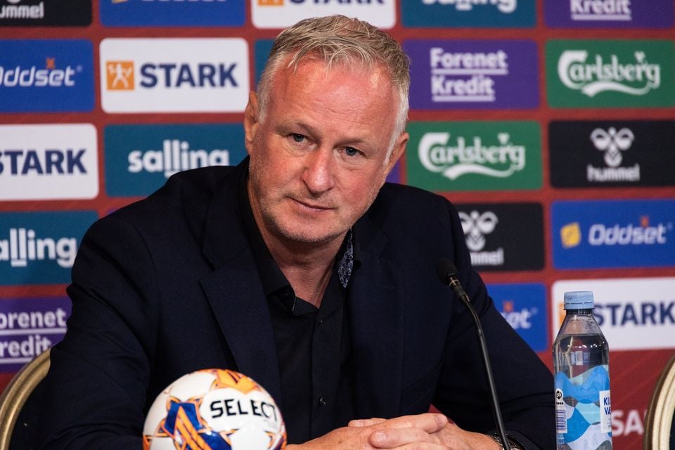 Michael O'Neill's men were grounded in John Lennon Airport