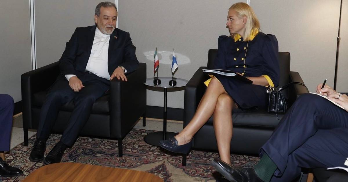 Iran state TV slammed for censoring Finnish FM's legs during UN meeting