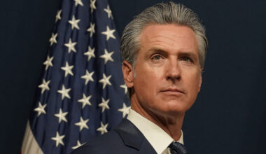 Newsom takes on Trump, rising in Democratic eyes – at least for now