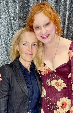 Bruce Glikas/WireImage Gillian Anderson and Jinkx Monsoon