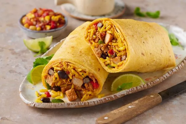  Las Iguanas Chipotle Chicken Burrito 