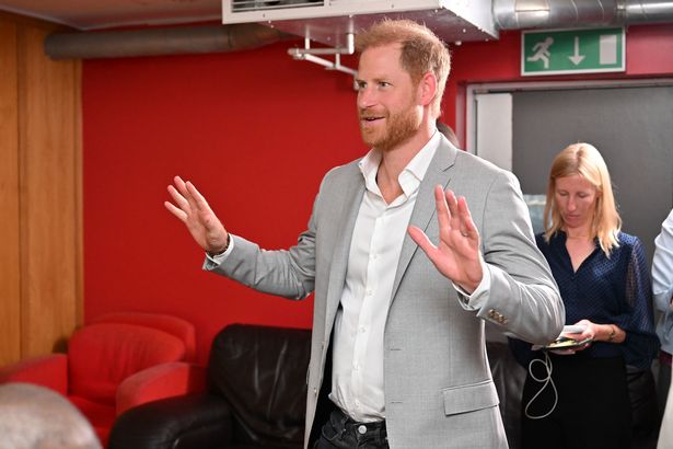 Prince Harry at the Community Recording Studio (CRS) in Nottingham