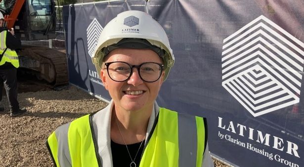 Manchester city council leader Bev Craig at Brewery Gardens.