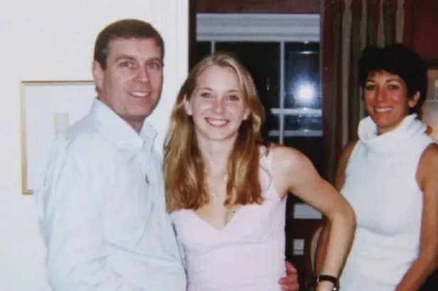 Prince Andrew with Virginia Giuffre