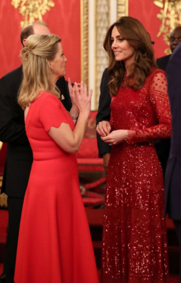 Kate Middleton and Sophie Wessex 
