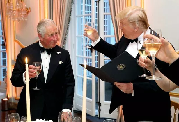 Trump was in the UK for a state visit in 2019, in which he got to know Charles 
