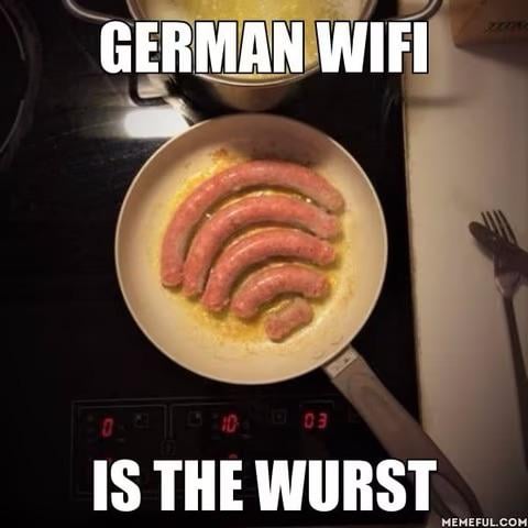 Sorgt auch immer für vollen Empfang zum Magen 😂