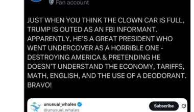 Newsom responds to Trump’s undercover FBI gig - it doesn’t disappoint