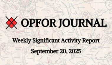 Weekly Significant Activity Report - September 20, 2025