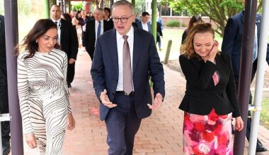 Anne Aly and Anthony Albanese