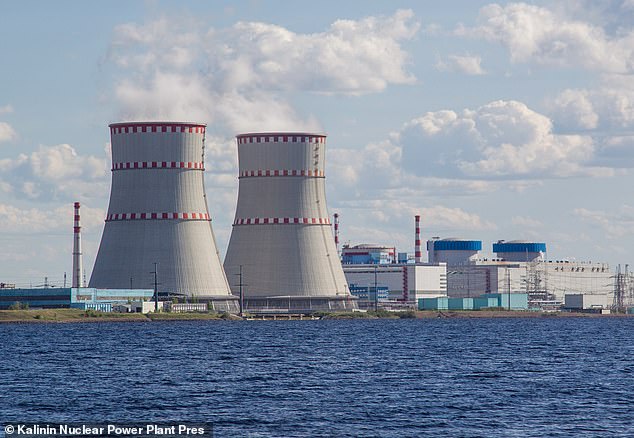 Nuclear power hits a record high: In 2024 nuclear provided 9 per cent of the world's electricity, data from the World Nuclear Association reveals. Pictured, Kalinin Nuclear Power Plant, Russia