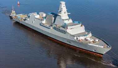 Sea monster: A Type 26 frigate in Scottish waters. Norway has unveiled a £10bn deal to buy several of the UK-built warships