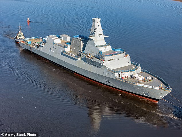 Sea monster: A Type 26 frigate in Scottish waters. Norway has unveiled a £10bn deal to buy several of the UK-built warships