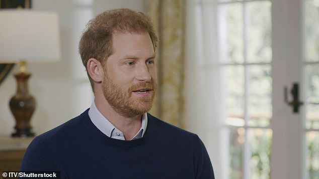 In his 2022 Netflix series, Harry & Meghan, Prince Harry said: ‘She was deceived into giving the interview but at the same time, she spoke the truth of her experience.