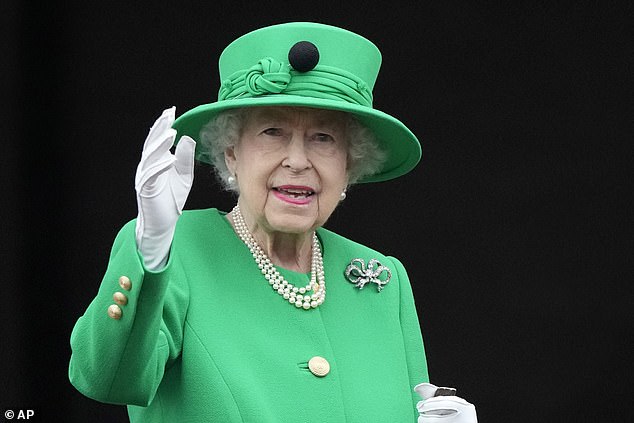 The Queen followed doctors’ orders, giving up her much-loved gin and tonics, gin and Dubonnets and martinis, and instead having apple juice (and tomato juice on a Sunday as a treat) to help extend her life... and made it to her Platinum Jubilee (pictured)