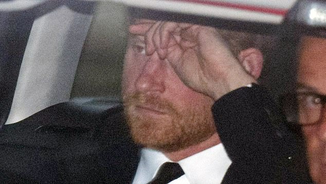 Prince Harry travelled alone to Balmoral to meet his family after the death of his grandmother