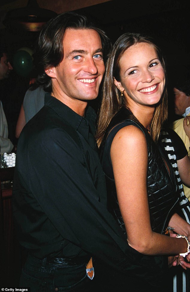 Tim was previously linked to Australian model Elle Macpherson (seen together at a London party in 1993)